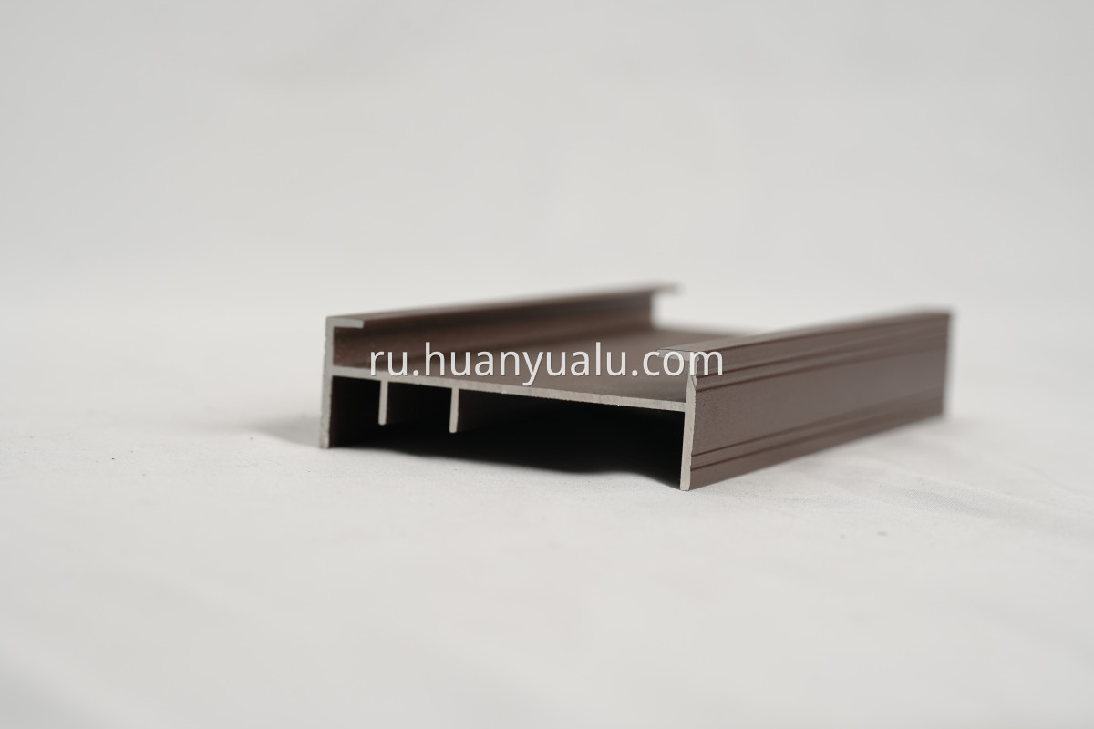 Spray painted door and window profiles